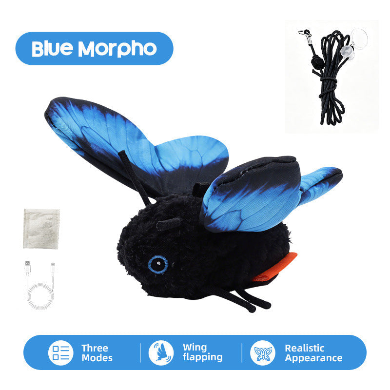 Fruwający motyl na instynkt kota | FlyHunt