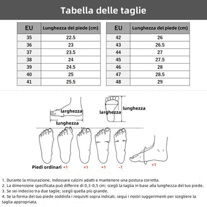 ⏰Sconto del 67%! Ultimo giorno! 👟 Queste scarpe sono perfette per le attività che durano tutto il giorno. Il design con supporto dell'arco plantare riduce efficacemente l'affaticamento.