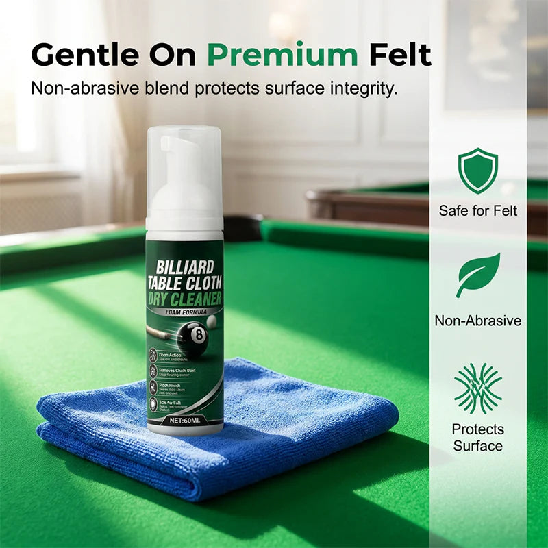Penasti čistilec biljardne mize | BILLCLEAN
