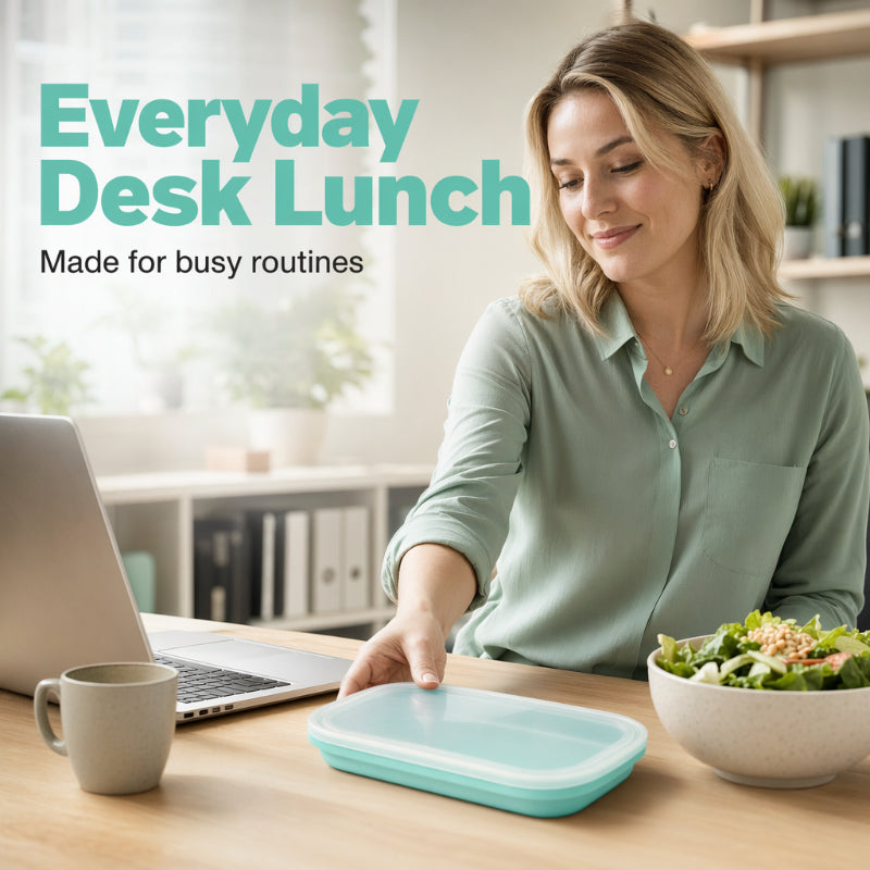 Przenośne silikonowe pudełko na lunch | MEALFLEX