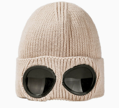 Czapka 2w1 z goglami vintage | RETROCAP