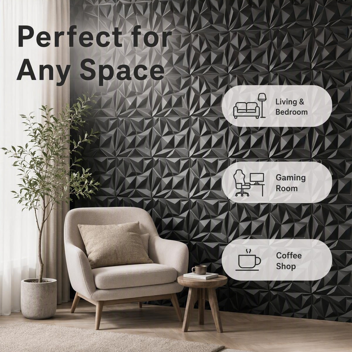 Nowoczesna dekoracja ścienna 3D | ModernWall