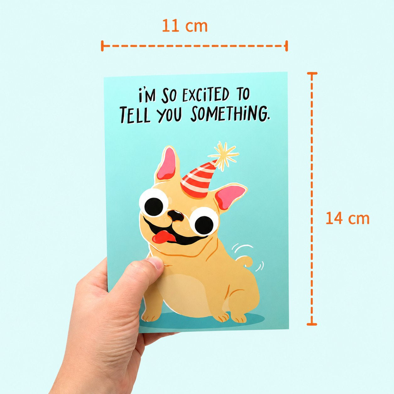 Karta z pierdzącym psem na prezent | GIGGLE CARD