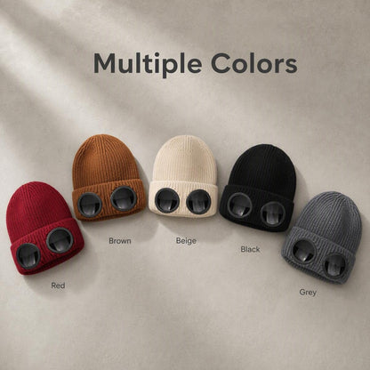 Czapka 2w1 z goglami vintage | RETROCAP