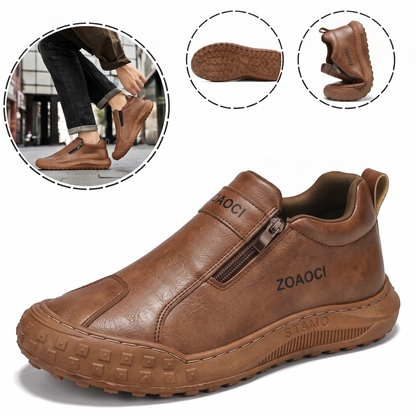 (🎉Ultimo giorno per approfittare dello sconto del 40%, non perdertelo!) 🐂Scarpe ortopediche da uomo, realizzate in pelle di vitello australiana👞 Pelle ✅Cucite a mano, supporto plantare: camminata comoda, allevia il dolore