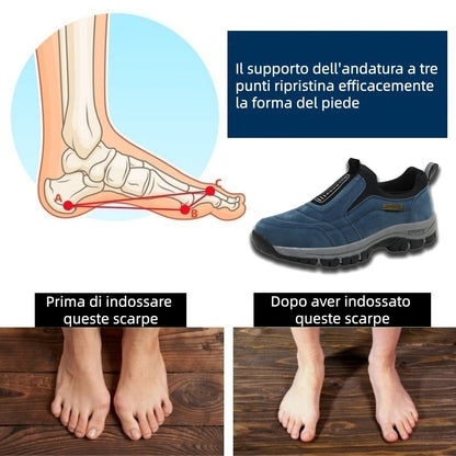 Ultimo giorno! Sconto del 70%! ✅ Scarpe ortopediche mediche progettate specificamente per chi soffre di problemi ai piedi, per alleviare il dolore alla schiena, alle articolazioni e ai piedi.